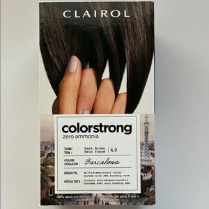 Clairol Colorstrong Zero Ammonia Hair Color - Dark Brown 4.0